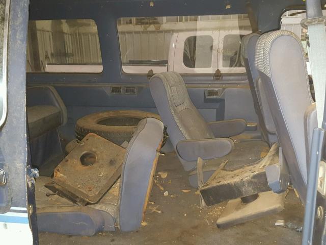 1FMEE11H4HHB93151 - 1987 FORD ECONOLINE BLUE photo 6