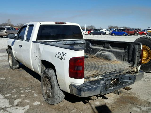 1GCEK19C98E188342 - 2008 CHEVROLET SILVERADO WHITE photo 3