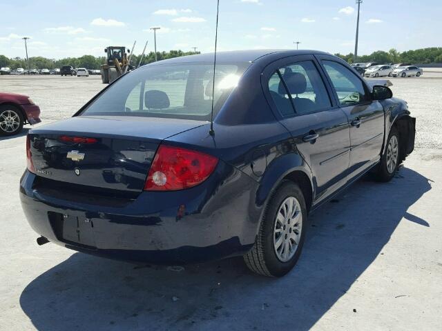 1G1AD5F50A7223519 - 2010 CHEVROLET COBALT LT BLUE photo 4