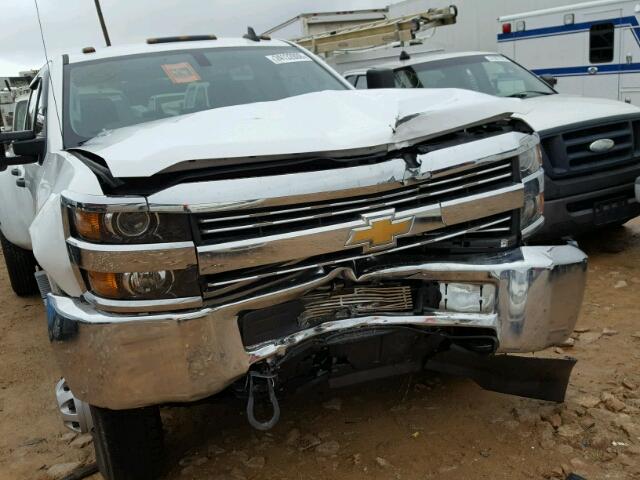 1GC4KYC88GF100379 - 2016 CHEVROLET SILVERADO WHITE photo 9