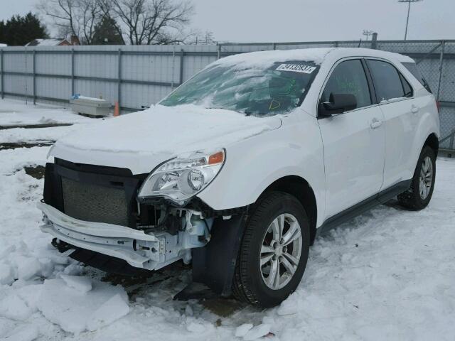 2GNALBEK7D1150934 - 2013 CHEVROLET EQUINOX LS WHITE photo 2