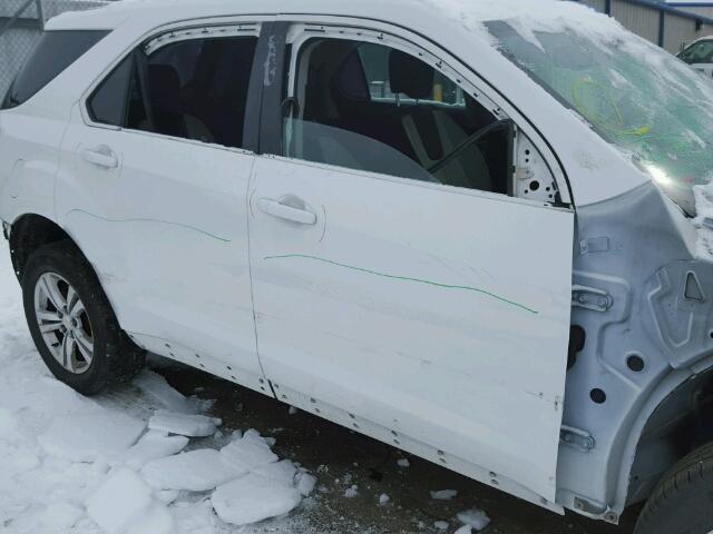 2GNALBEK7D1150934 - 2013 CHEVROLET EQUINOX LS WHITE photo 9