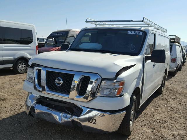 1N6BF0KY6DN109756 - 2013 NISSAN NV 1500 BLUE photo 2