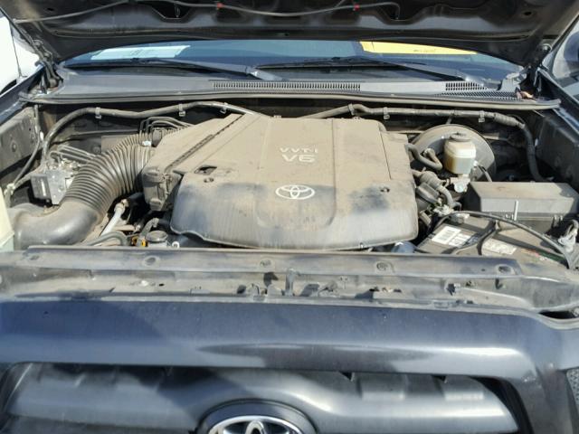 5TEKU72N15Z017444 - 2005 TOYOTA TACOMA DOU BLACK photo 7