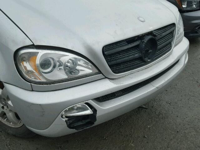 4JGAB75E62A311775 - 2002 MERCEDES-BENZ ML 500 SILVER photo 9