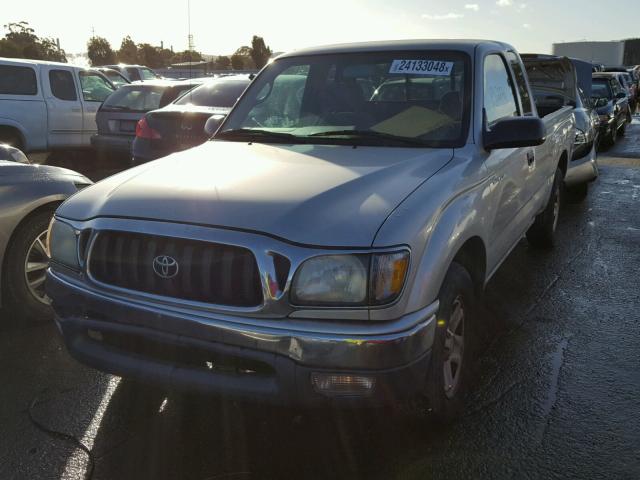 5TEVL52N04Z312621 - 2004 TOYOTA TACOMA XTR SILVER photo 2