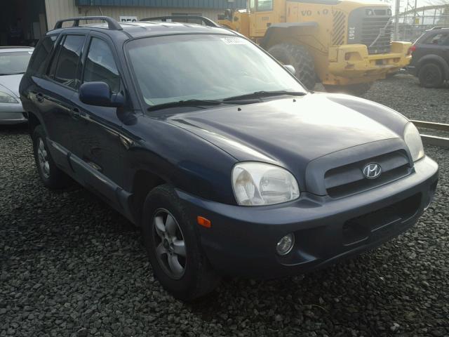 KM8SC13E95U964590 - 2005 HYUNDAI SANTA FE G BLUE photo 1