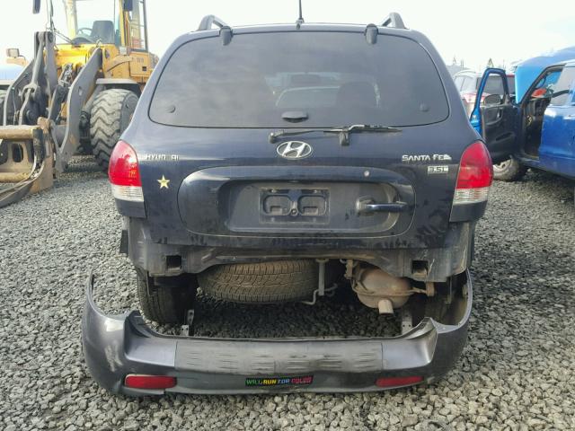 KM8SC13E95U964590 - 2005 HYUNDAI SANTA FE G BLUE photo 9