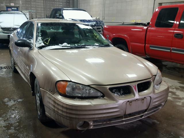 1G2NF52EX2M642980 - 2002 PONTIAC GRAND AM S TAN photo 1