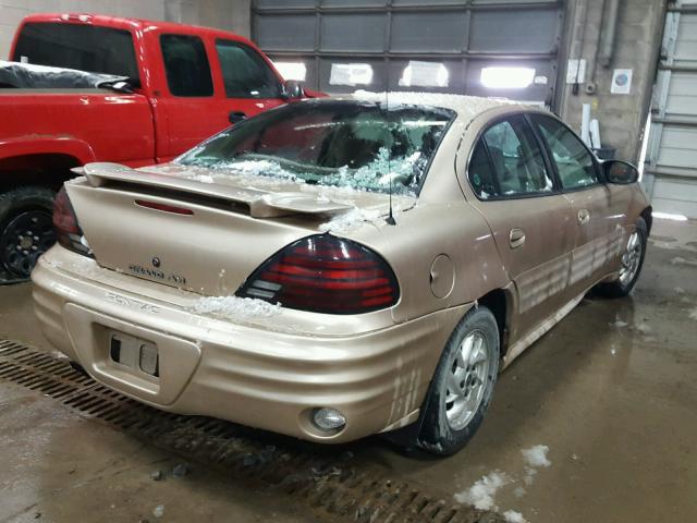 1G2NF52EX2M642980 - 2002 PONTIAC GRAND AM S TAN photo 4