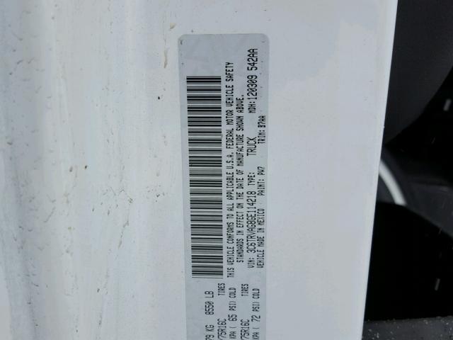 3C6TRVAG8GE114218 - 2016 RAM PROMASTER 白色 照片 10