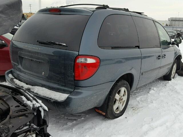 1D4GP24R56B755854 - 2006 DODGE GRAND CARA GRAY photo 4