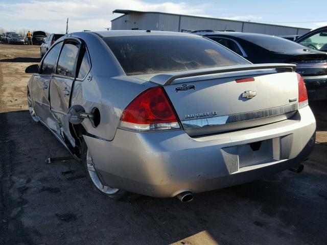 2G1WC583989191439 - 2008 CHEVROLET IMPALA LT SILVER photo 3