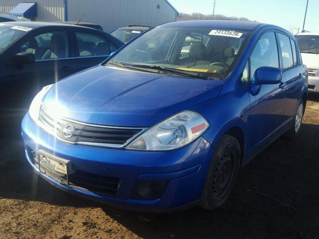 3N1BC1CP0AL366112 - 2010 NISSAN VERSA S BLUE photo 2