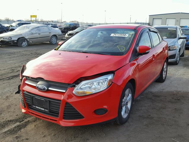 1FADP3F22EL121518 - 2014 FORD FOCUS SE RED photo 2