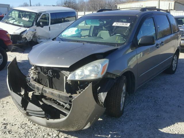 5TDZA23C84S024068 - 2004 TOYOTA SIENNA CE GRAY photo 2