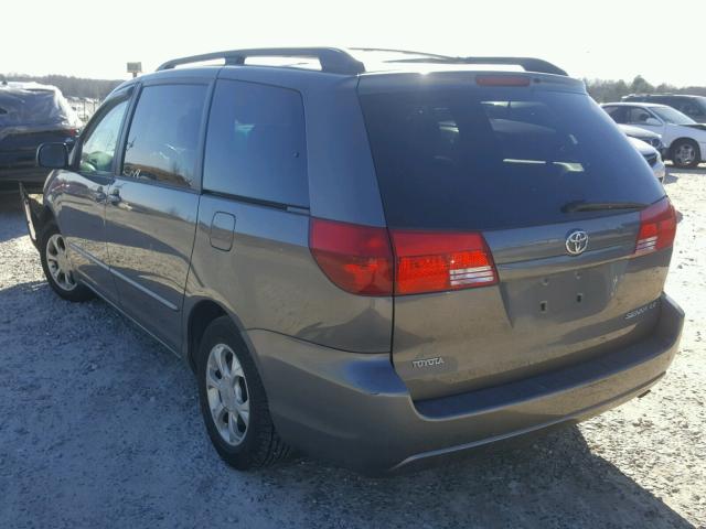 5TDZA23C84S024068 - 2004 TOYOTA SIENNA CE GRAY photo 3