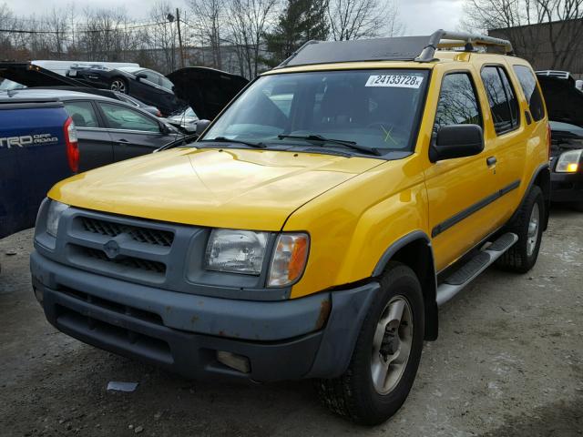 5N1ED28Y51C503258 - 2001 NISSAN XTERRA XE YELLOW photo 2