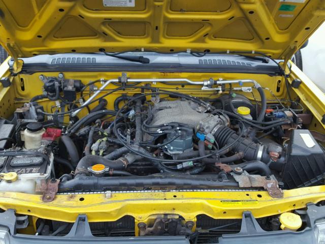 5N1ED28Y51C503258 - 2001 NISSAN XTERRA XE YELLOW photo 7