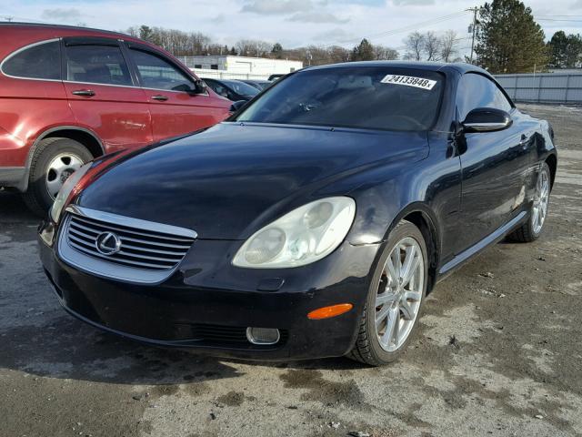 JTHFN48Y020003852 - 2002 LEXUS SC 430 BLACK photo 2