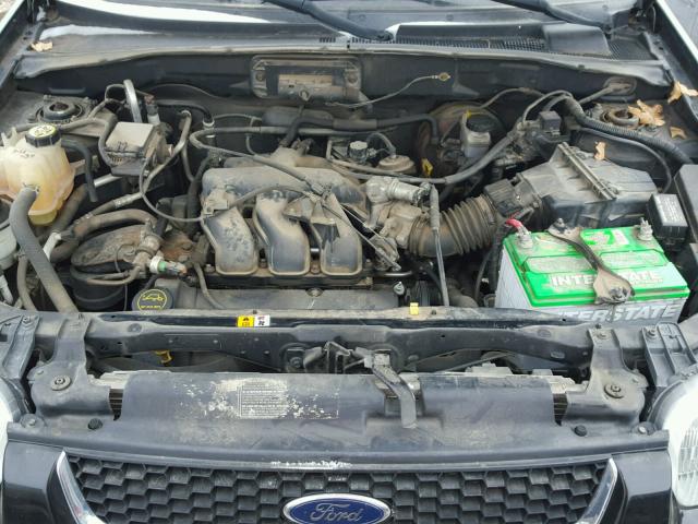 1FMCU04192KC75955 - 2002 FORD ESCAPE XLT BLACK photo 7