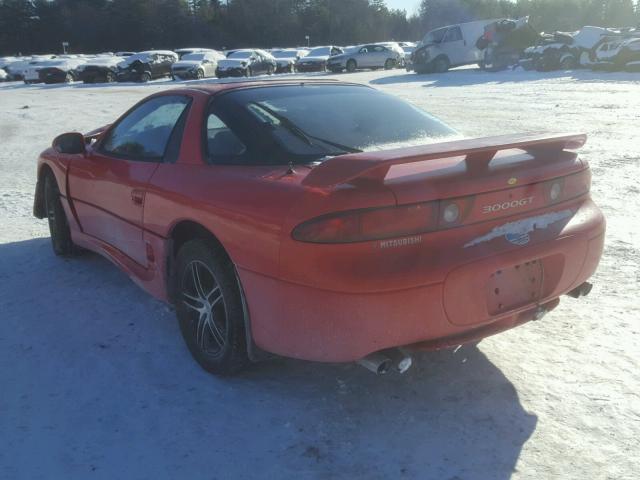 JA3AM84J3SY018506 - 1995 MITSUBISHI 3000 GT RED photo 3