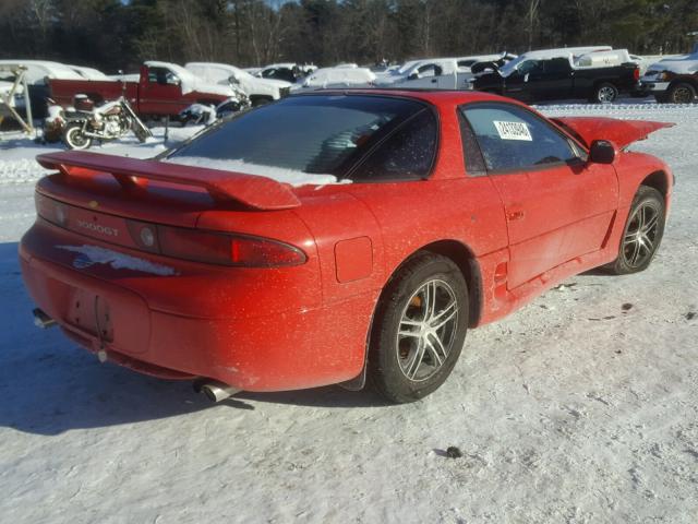 JA3AM84J3SY018506 - 1995 MITSUBISHI 3000 GT RED photo 4