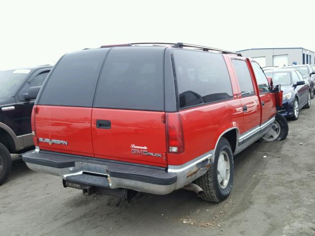 1GKFK16K9RJ763780 - 1994 GMC SUBURBAN K RED photo 4