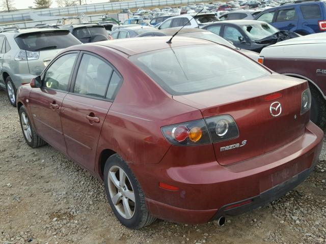 JM1BK123061400174 - 2006 MAZDA 3 S RED photo 3