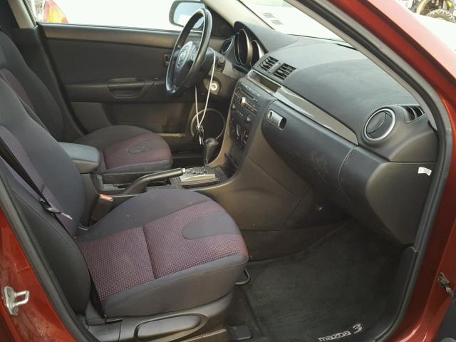 JM1BK123061400174 - 2006 MAZDA 3 S RED photo 5