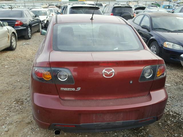 JM1BK123061400174 - 2006 MAZDA 3 S RED photo 9