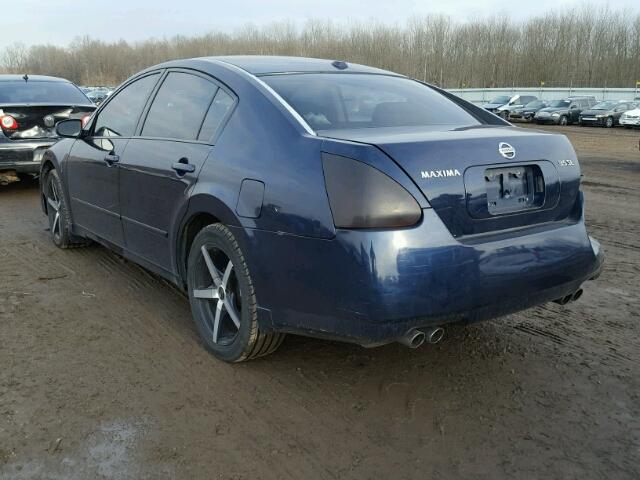 1N4BA41EX6C829257 - 2006 NISSAN MAXIMA SE BLUE photo 3