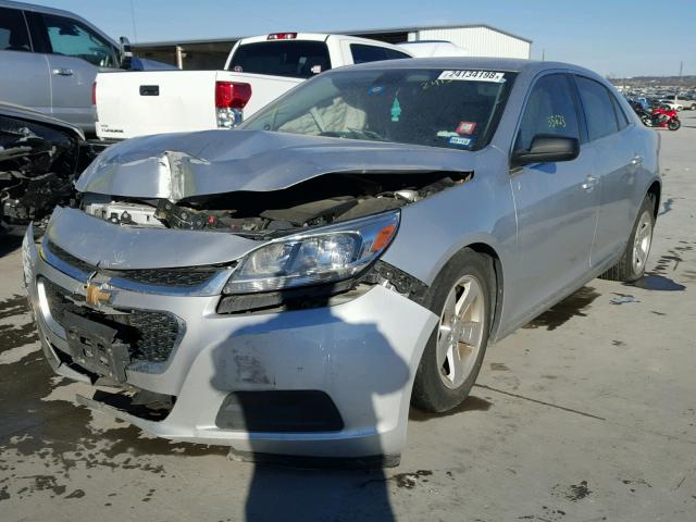 1G11B5SL5FU144057 - 2015 CHEVROLET MALIBU LS SILVER photo 2