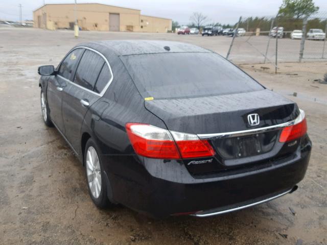 1HGCR2F88EA020429 - 2014 HONDA ACCORD EXL BLACK photo 3