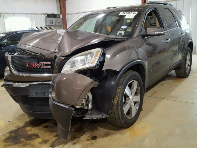 1GKLRMED8AJ101132 - 2010 GMC ACADIA SLT ყავისფერი ფოტო 2