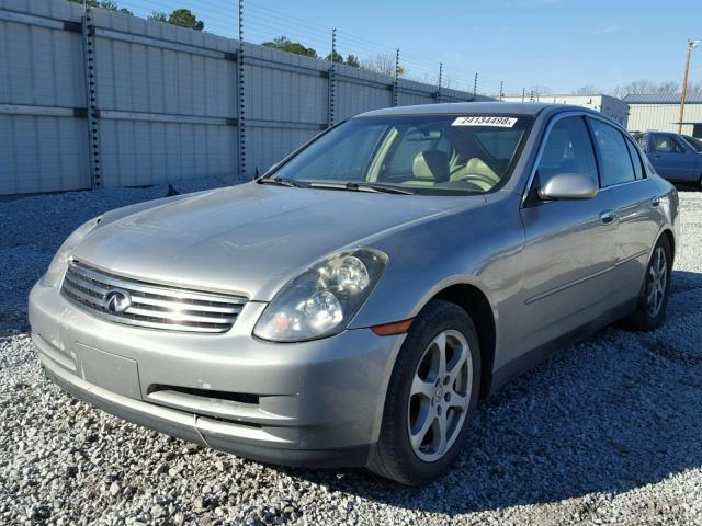 JNKCV51EX4M105518 - 2004 INFINITI G35 SILVER photo 2