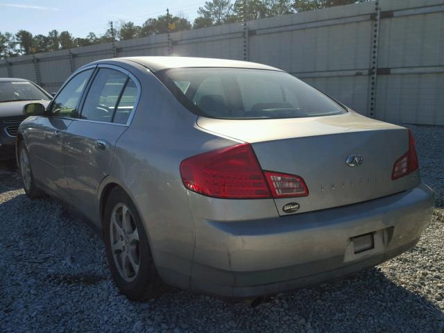 JNKCV51EX4M105518 - 2004 INFINITI G35 SILVER photo 3