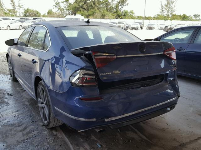 1VWDT7A3XHC076455 - 2017 VOLKSWAGEN PASSAT R-L 蓝色 照片 3