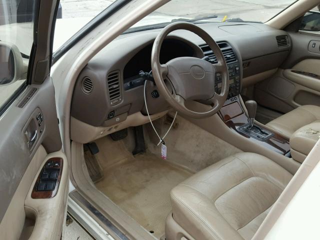 JT8BH22F9T0039252 - 1996 LEXUS LS 400 WHITE photo 9