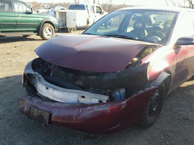 1G8AJ52F03Z136252 - 2003 SATURN ION LEVEL MAROON photo 9