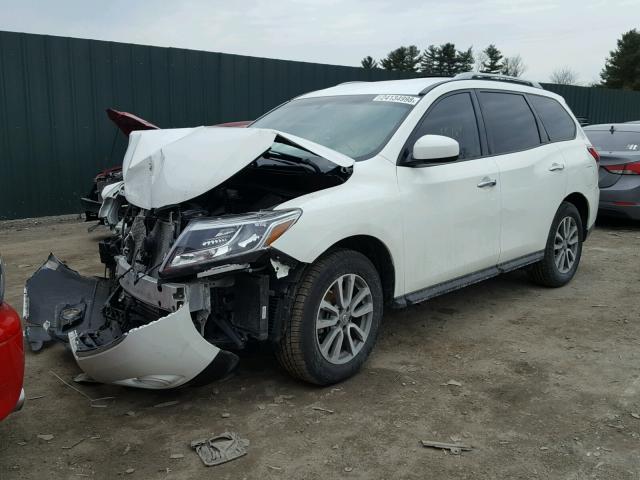 5N1AR2MN3GC616842 - 2016 NISSAN PATHFINDER WHITE photo 2