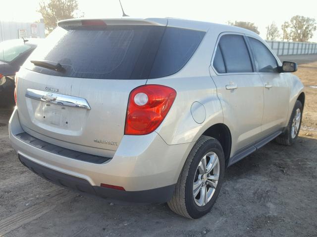 2GNALAEK2E6167865 - 2014 CHEVROLET EQUINOX LS GOLD photo 4