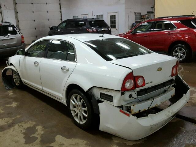 1G1ZK57B594249771 - 2009 CHEVROLET MALIBU LTZ WHITE photo 3