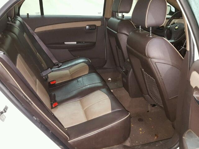 1G1ZK57B594249771 - 2009 CHEVROLET MALIBU LTZ თეთრი ფოტო 6