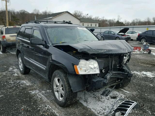 1J8HR58N87C525170 - 2007 JEEP GRAND CHER BLACK photo 1