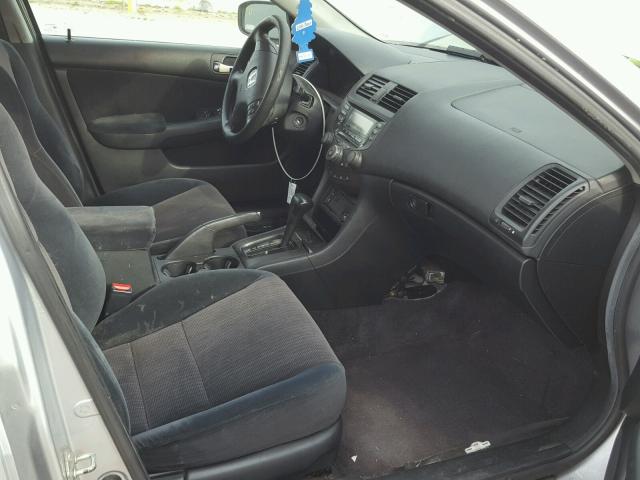 1HGCM56373A044738 - 2003 HONDA ACCORD LX GRAY photo 5