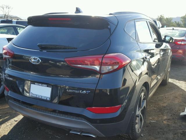 KM8J33A28GU266720 - 2016 HYUNDAI TUCSON LIM BLACK photo 4