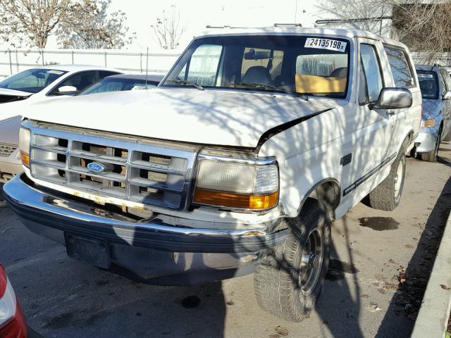 1FMEU15H5NLA16792 - 1992 FORD BRONCO U10 WHITE photo 2