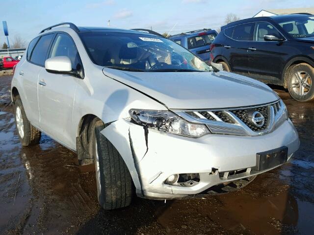 JN8AZ1MW8EW530806 - 2014 NISSAN MURANO S SILVER photo 1