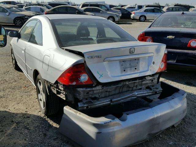 1HGEM22904L030512 - 2004 HONDA CIVIC EX ვერცხლისფერი ფოტო 3